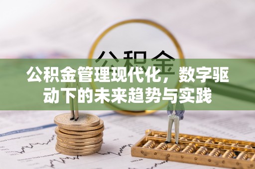 埇桥公积金管理现代化，数字驱动下的未来趋势与实践